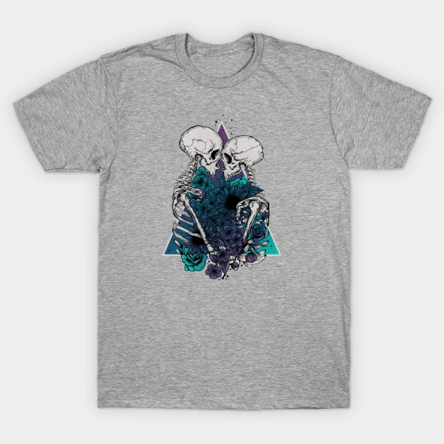 Skeleton lovers T-Shirt by Jess Adams